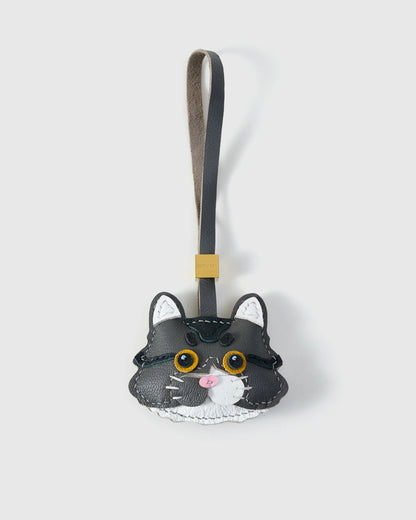 LONG-HAIR TABBY CAT CHARM