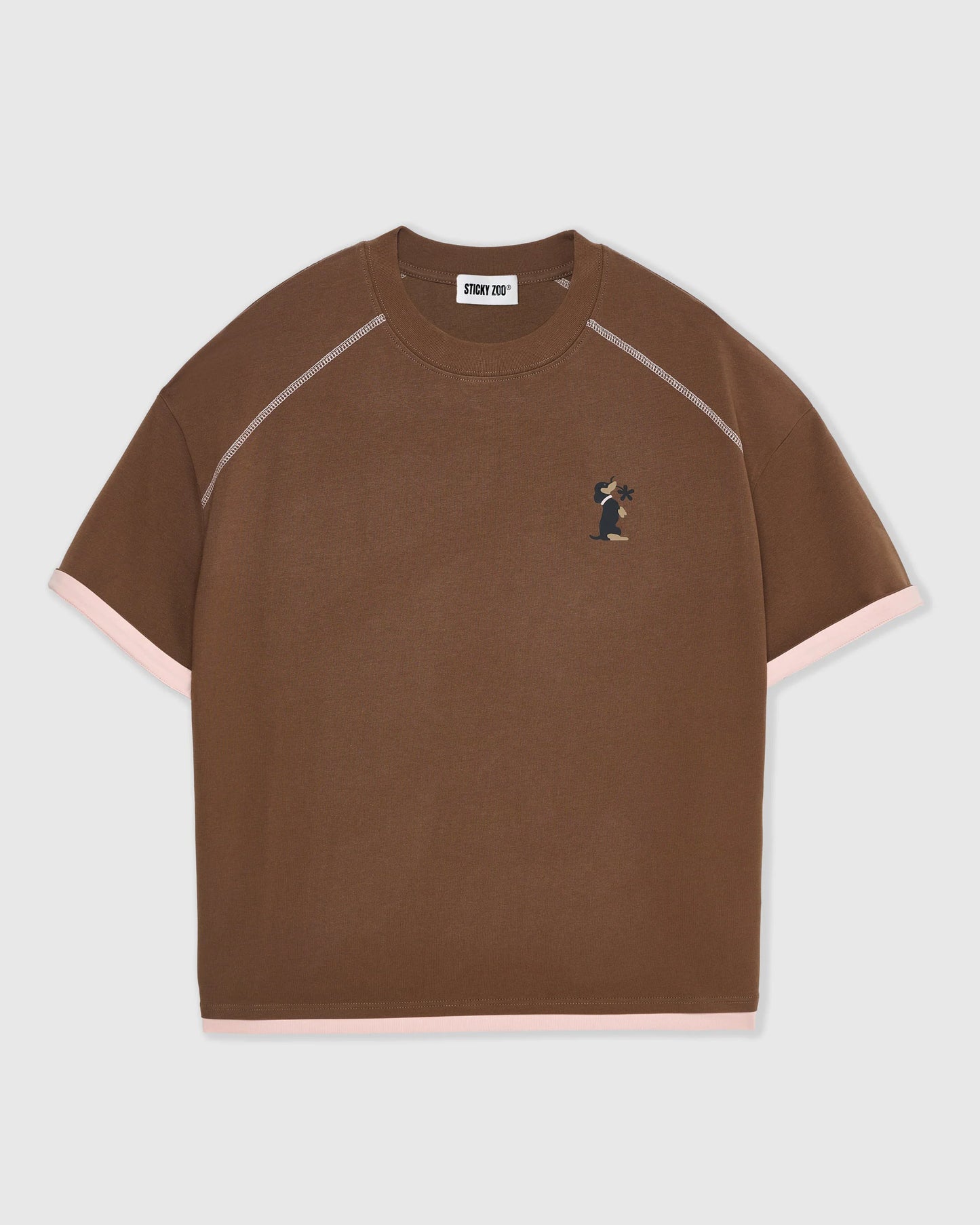 DACHSHUND BLOOM RINGER T-SHIRT