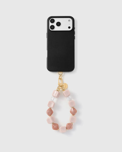 ROSE MARBLE MIX PHONE STRAP