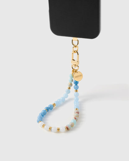 AZURE AGATE ORBIT PHONE STRAP
