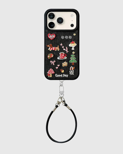 GOOD DAY ICON STRAP PHONE CASE