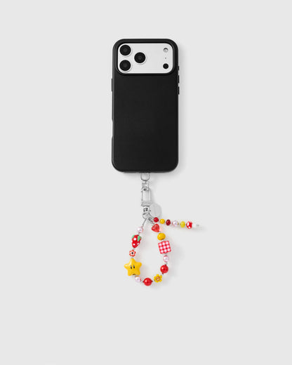 CHERRY STAR CLUSTER PHONE STRAP