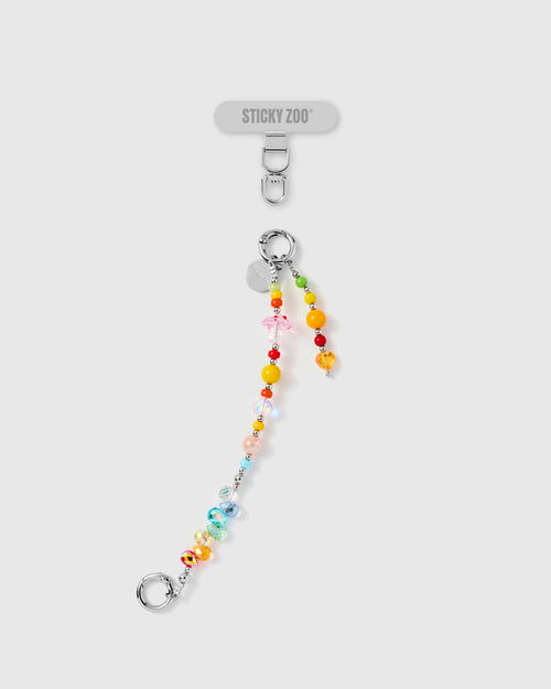 RAINBOW BEAD PHONE STRAP