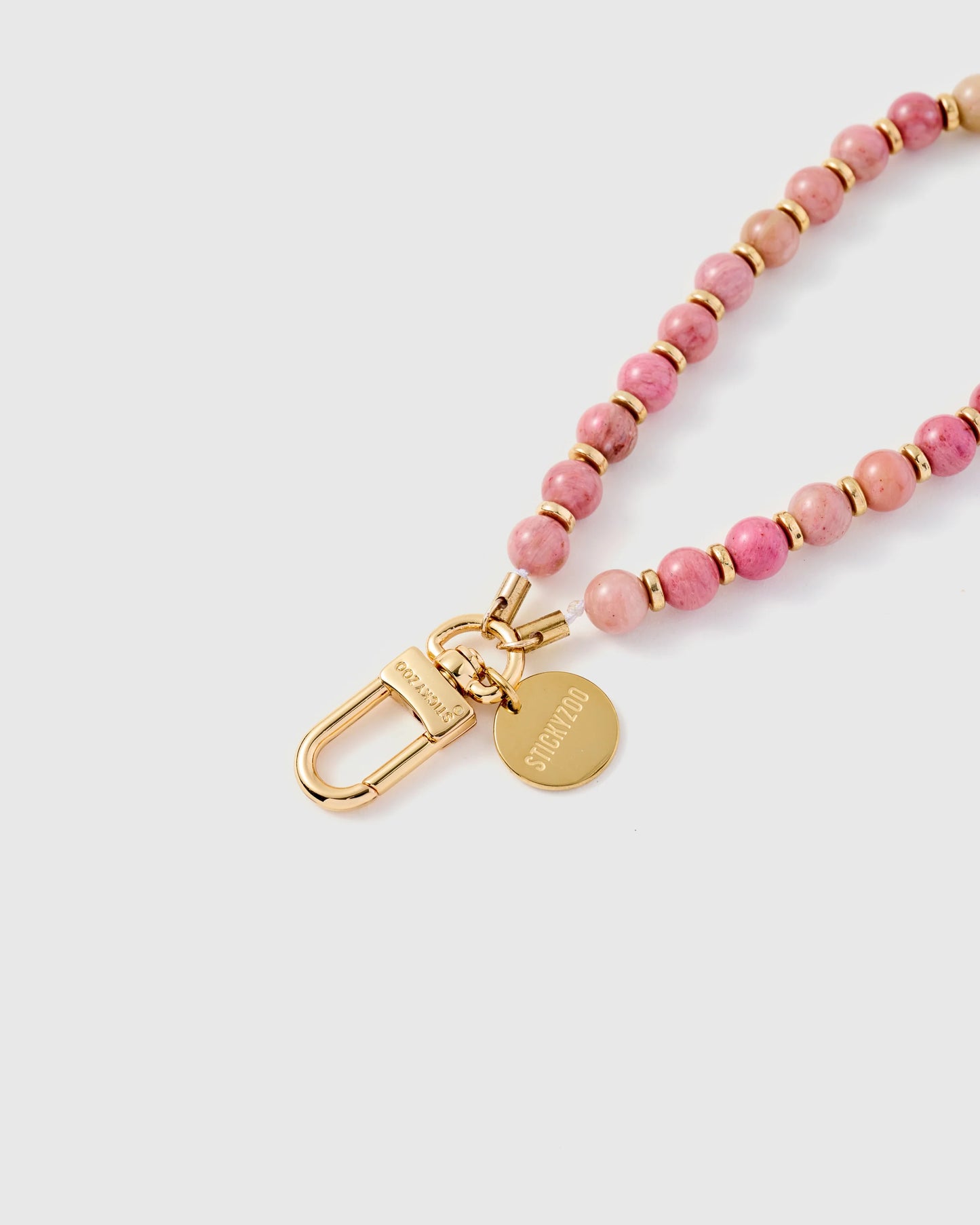 PINK STONE PHONE STRAP