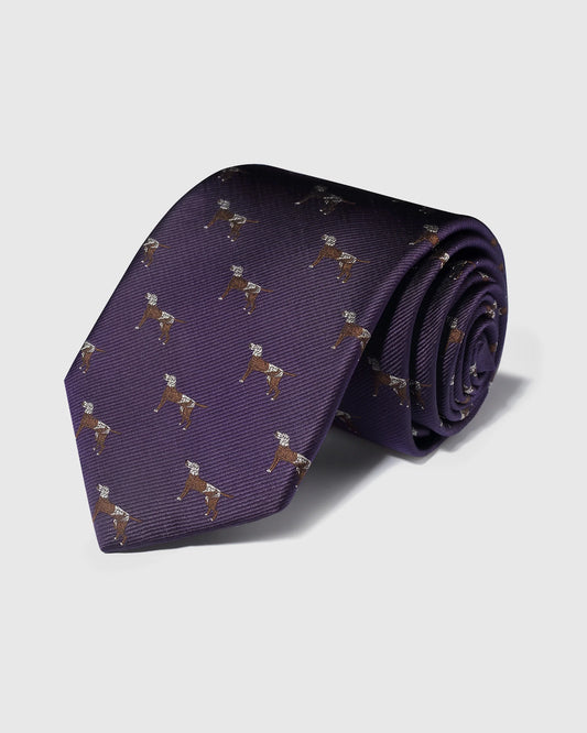 POINTER TIE — PLUM