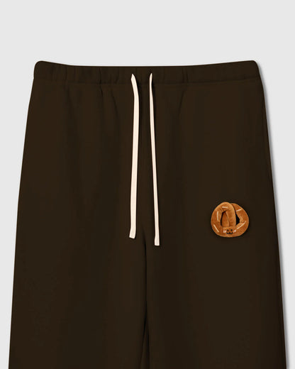 DOUBLE CROISSANT PLUSH SWEATPANTS