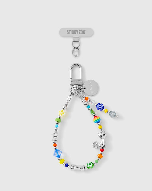 CRYSTAL CLUSTER PHONE STRAP