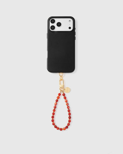 RED STONE PHONE STRAP