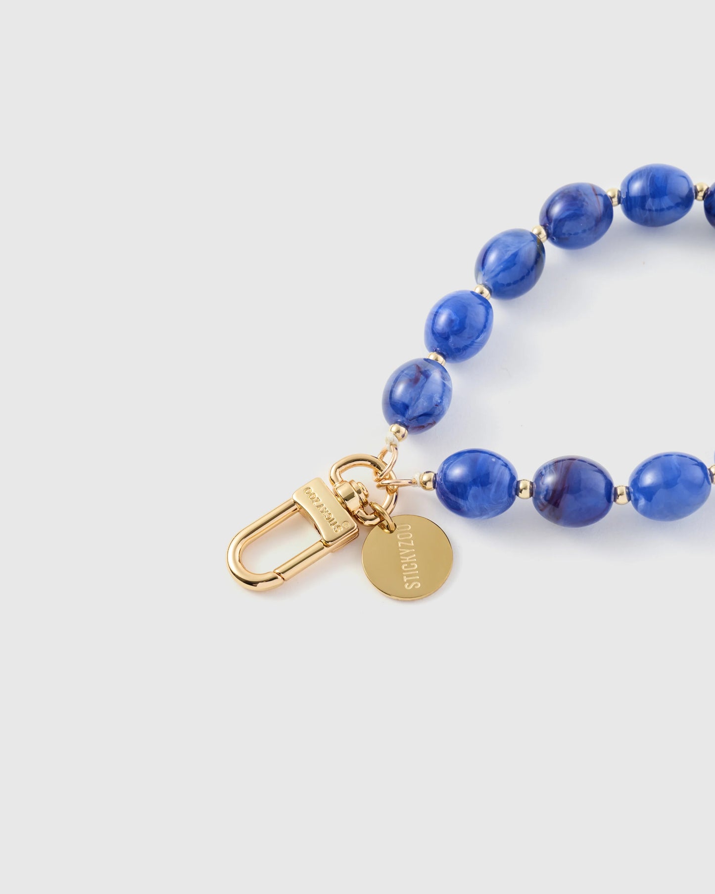 COBALT MARBLE ORBIT PHONE STRAP