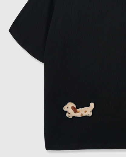 SPOTTY DASH DACHSHUND T-SHIRT