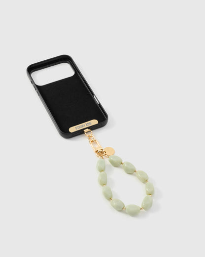 SAGE AGATE PHONE STRAP
