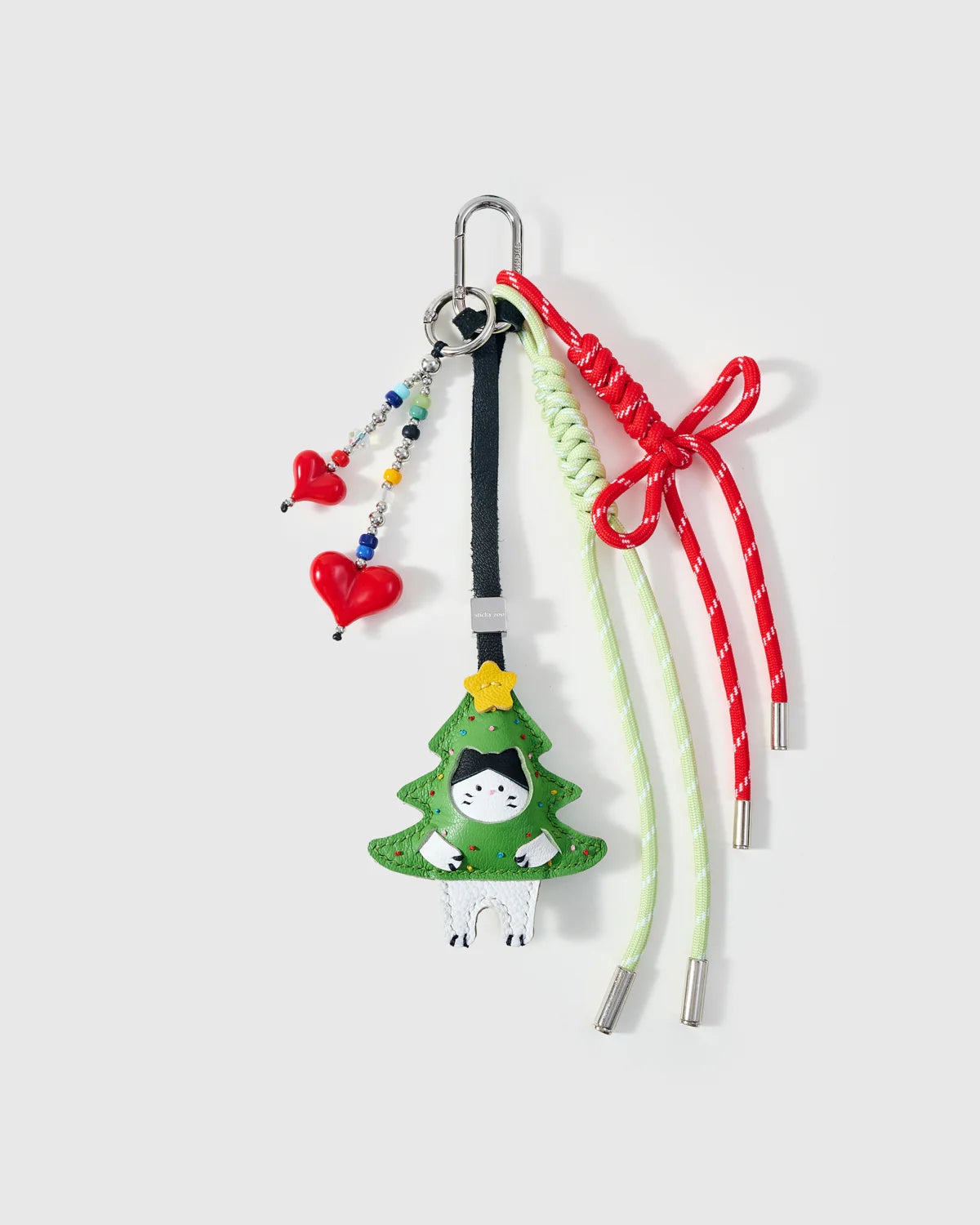 CHRISTMAS TREE CAT STACK CHARM
