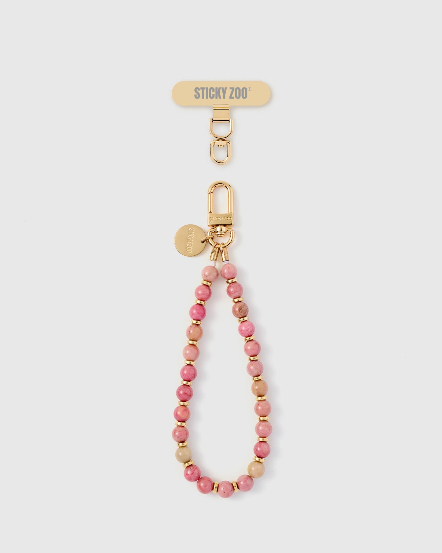 PINK STONE PHONE STRAP