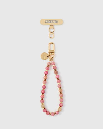 PINK STONE PHONE STRAP