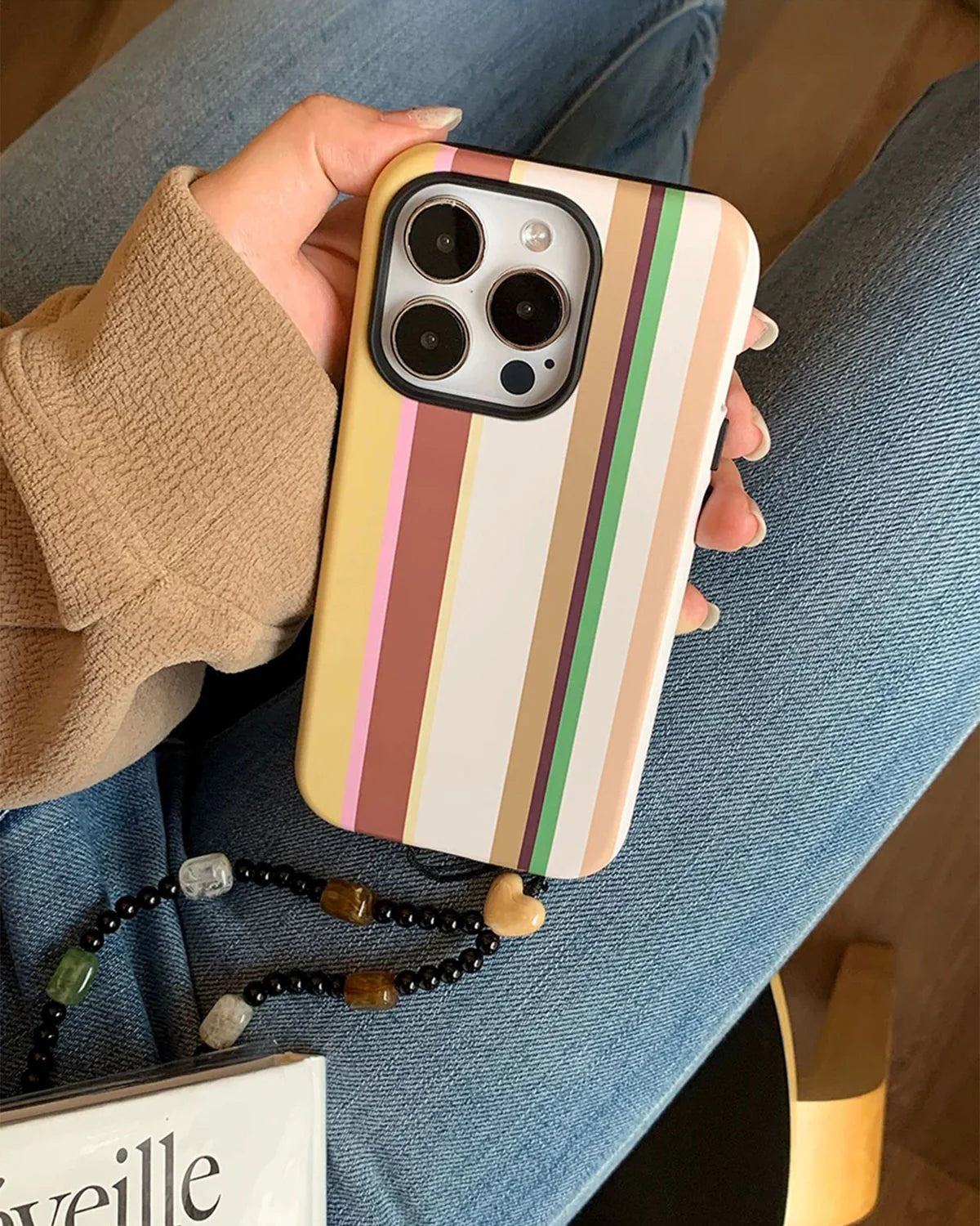 RETRO STRIPE PHONE CASE
