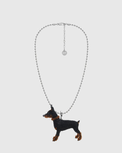 DOBERMAN BEAD NECKLACE
