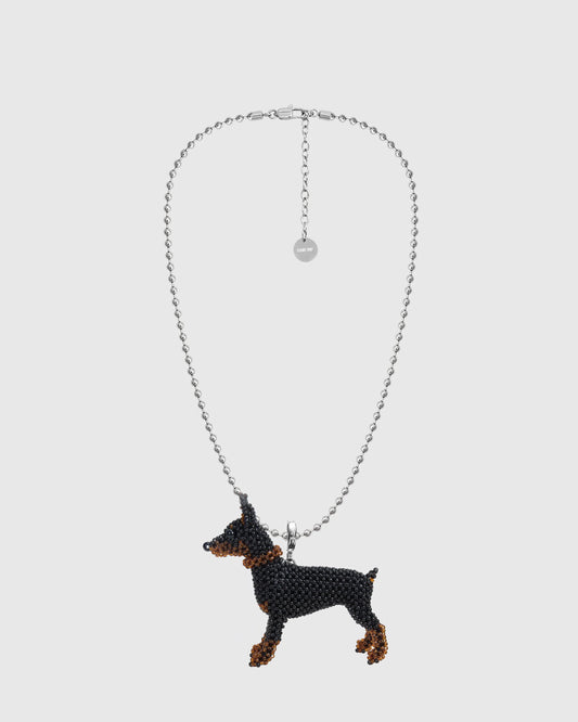 DOBERMAN BEAD NECKLACE