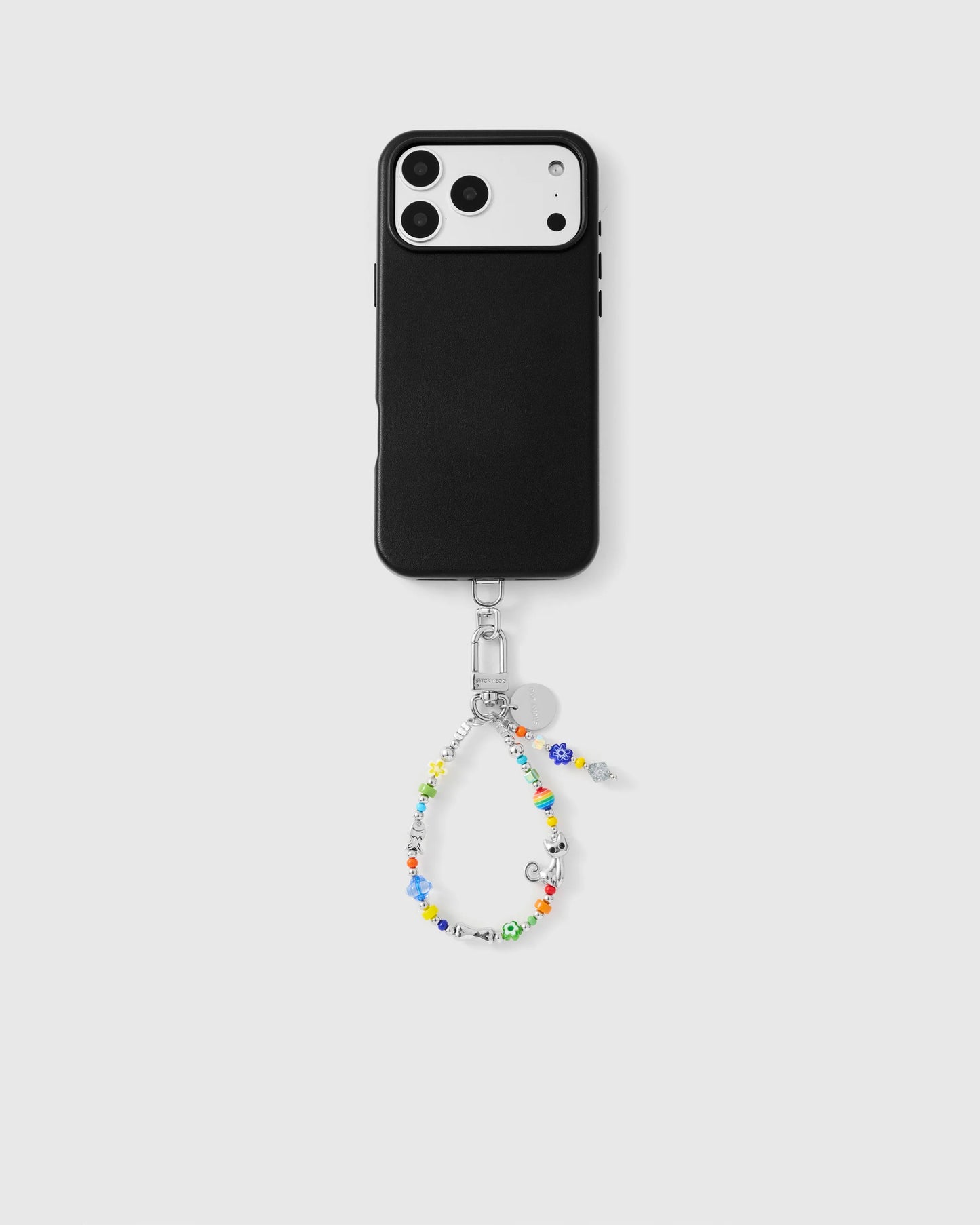 CRYSTAL CLUSTER PHONE STRAP