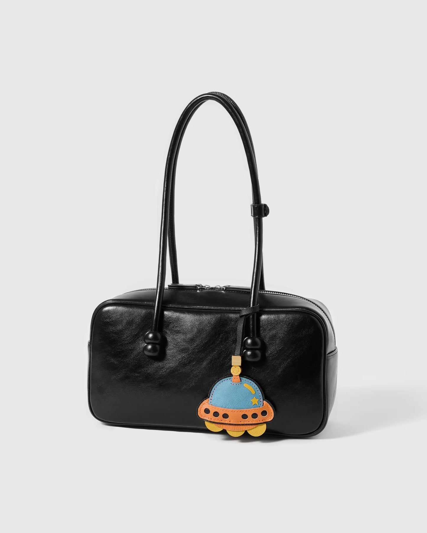 UFO LEATHER BAG CHARM