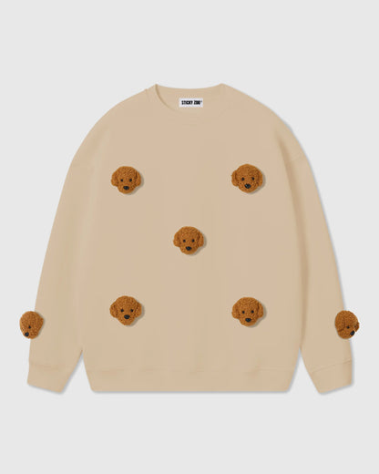 POODLE PARADE SWEATSHIRT