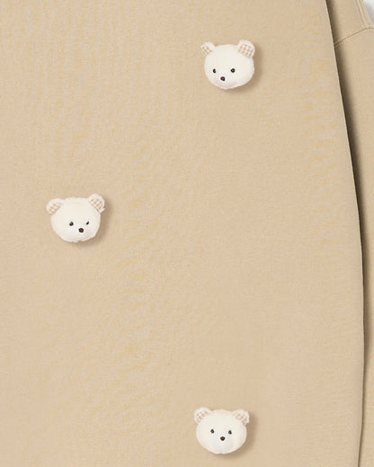 TEDDY CHECK-EAR SWEATSHIRT