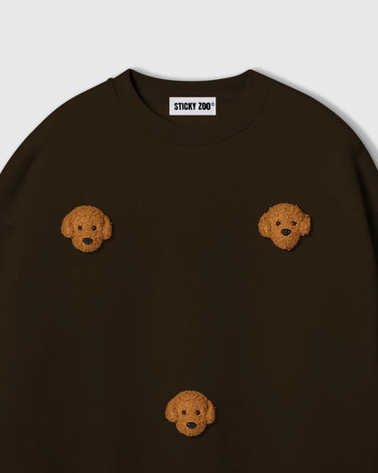 POODLE PARADE SWEATSHIRT
