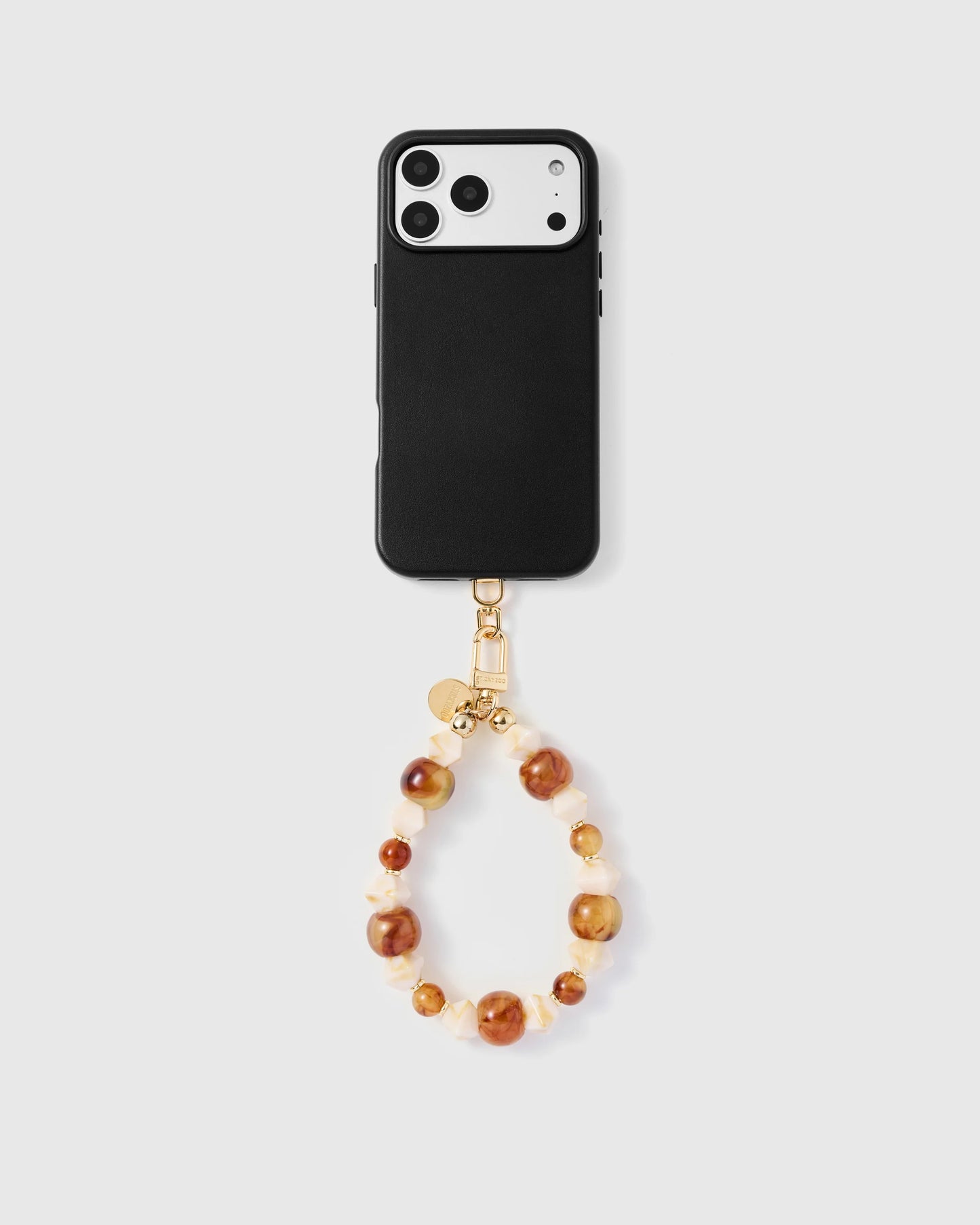 AMBER MARBLE WRIST STRAP