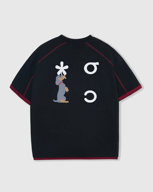 DACHSHUND BLOOM RINGER T-SHIRT