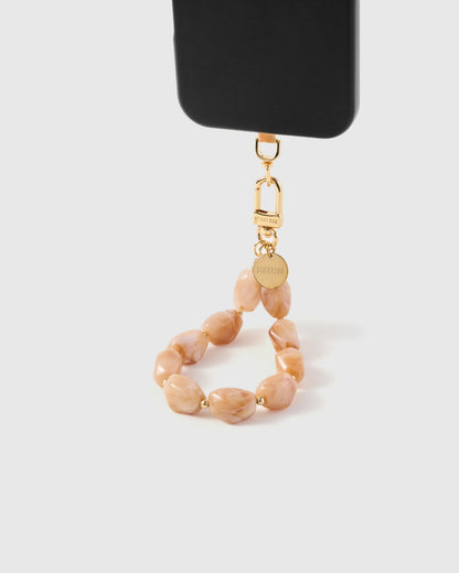 BLUSH MARBLE PHONE STRAP