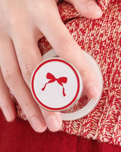 RED BOW LATTICE PHONE CASE