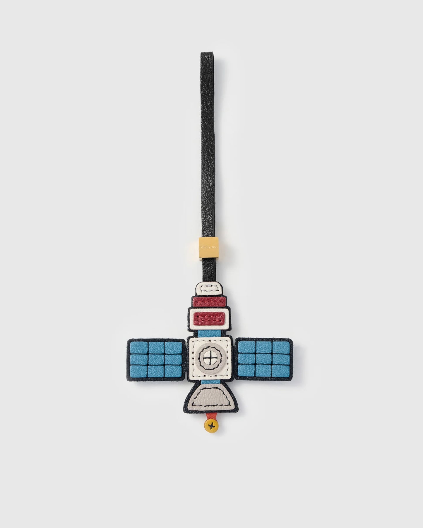 SATELLITE LEATHER BAG CHARM
