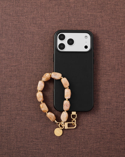 BLUSH MARBLE PHONE STRAP
