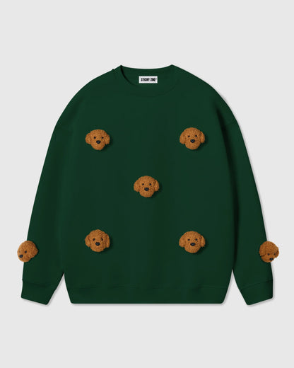 POODLE PARADE SWEATSHIRT