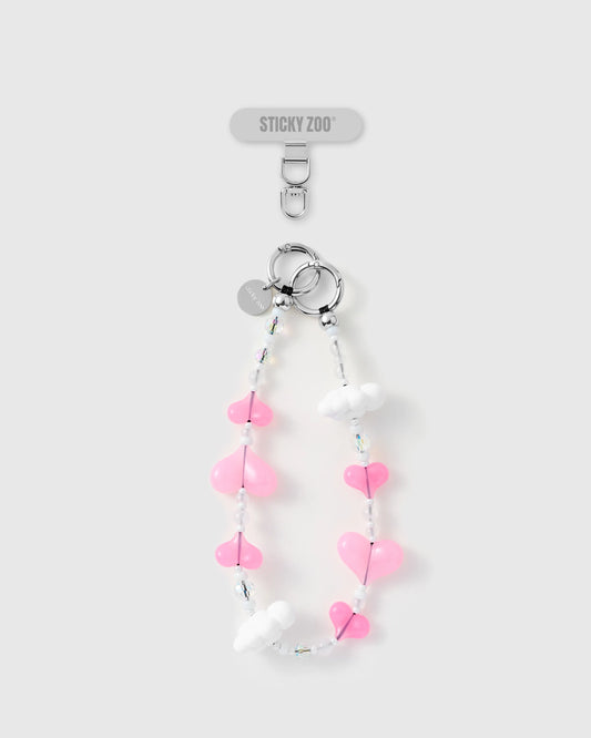 CLOUD HEART DROP PHONE STRAP
