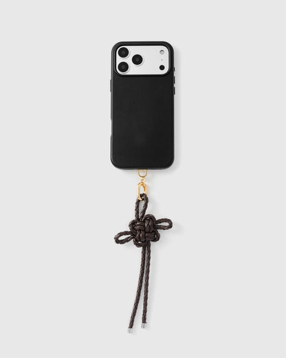 MOCHA BOW PHONE STRAP