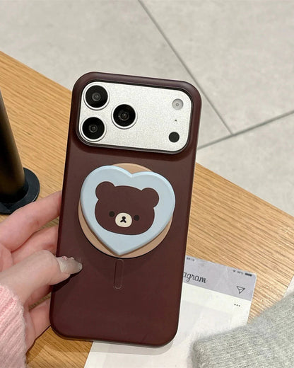 BEAR HEART PHONE CASE