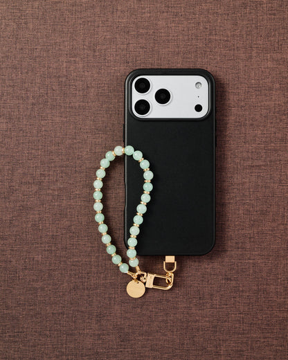 MINT BEAD PHONE STRAP