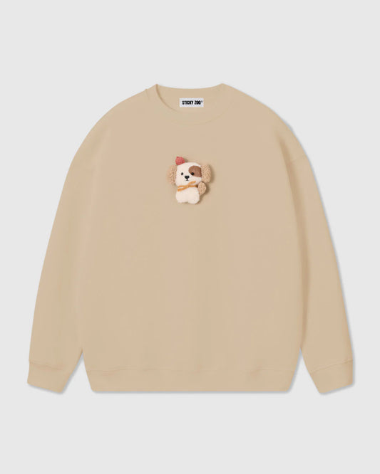 CARDINAL PUPPY SWEATSHIRT