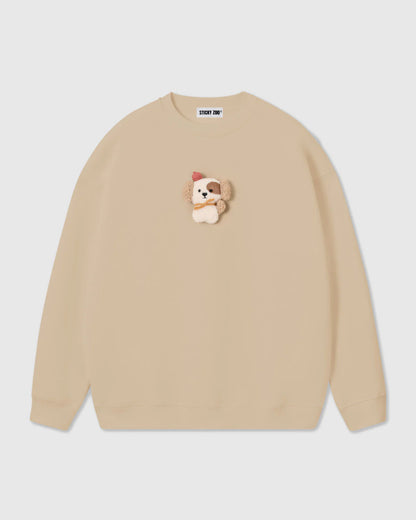 CARDINAL PUPPY SWEATSHIRT