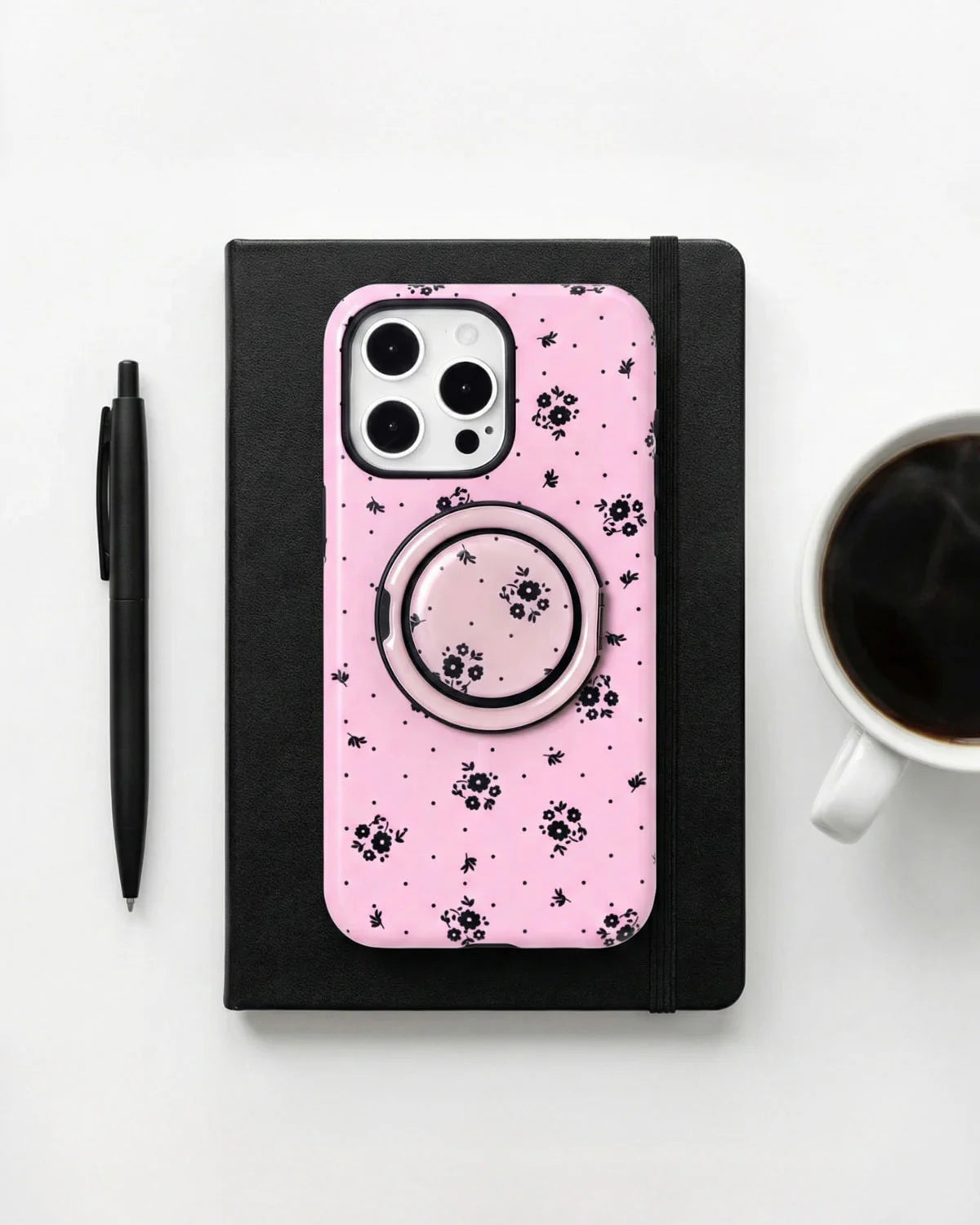 PETITE FLORAL PINK PHONE CASE
