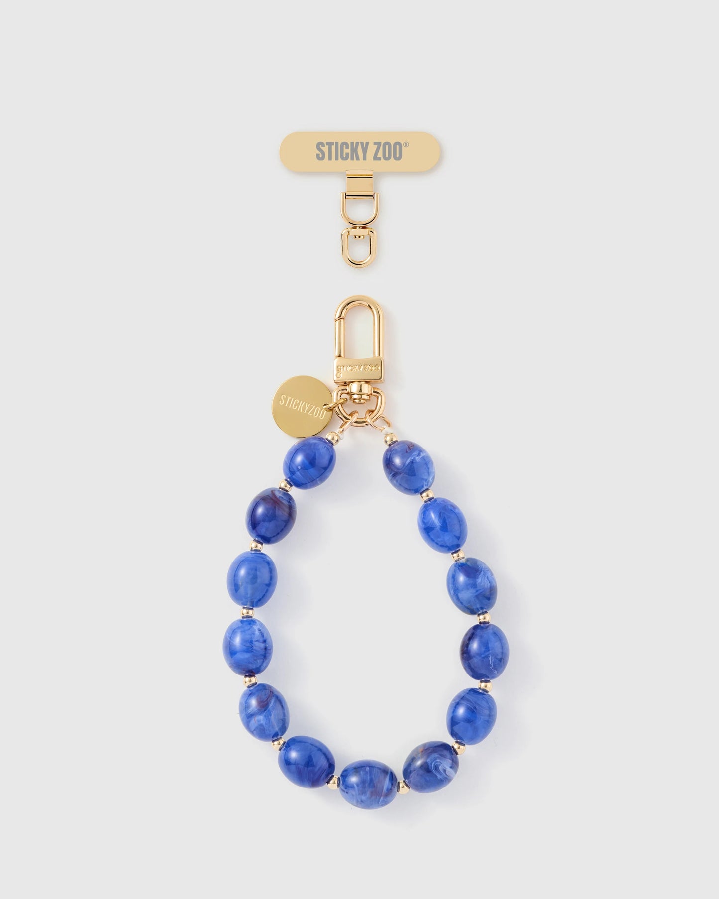 COBALT MARBLE ORBIT PHONE STRAP