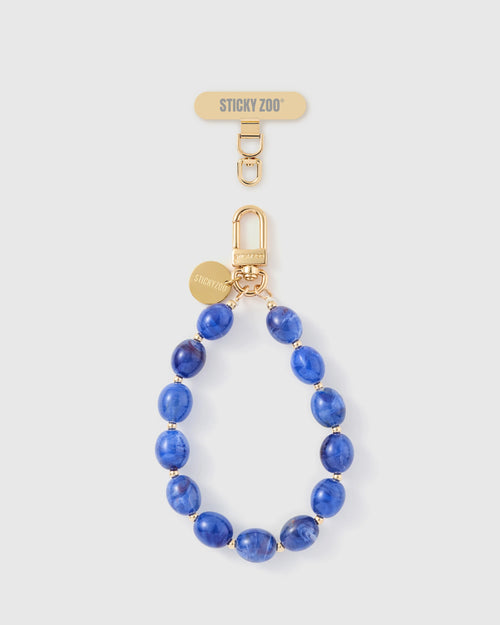 COBALT MARBLE ORBIT PHONE STRAP