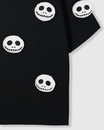 SKULL-SMILES HALLOWEEN T-SHIRT