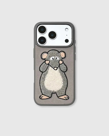 SHY MOUSE PATCH Phone Case