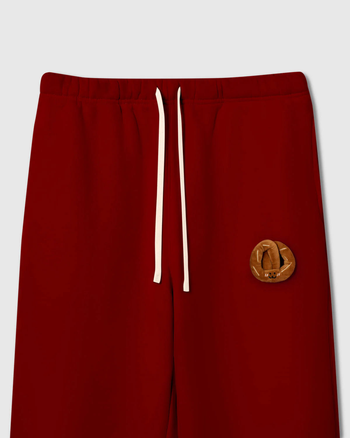 DOUBLE CROISSANT PLUSH SWEATPANTS