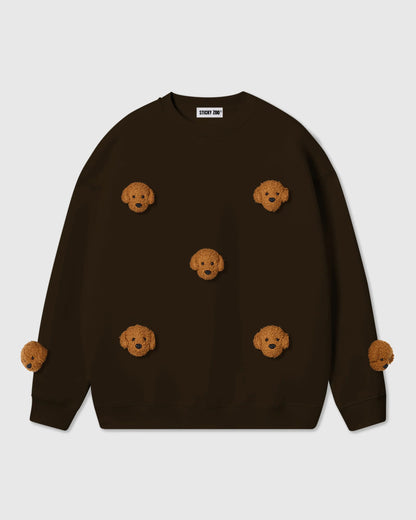 POODLE PARADE SWEATSHIRT