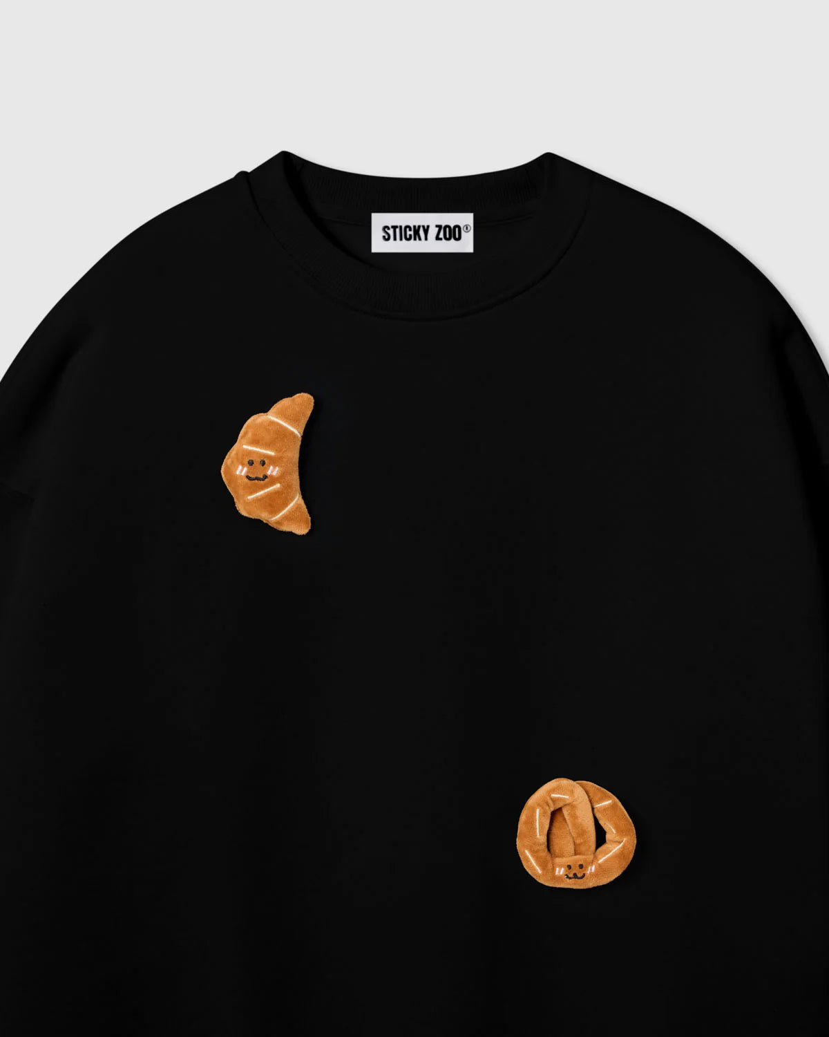 DOUBLE CROISSANT SWEATSHIRT