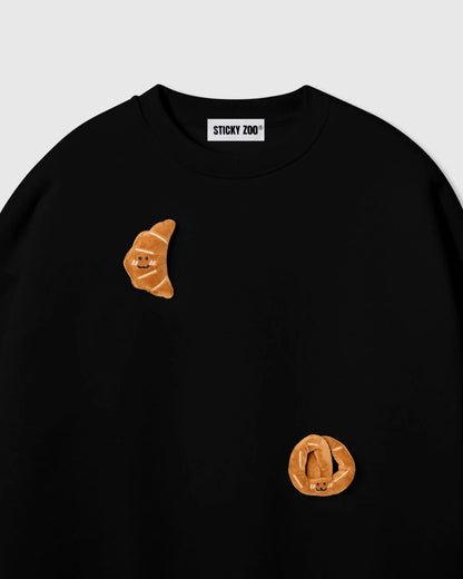 DOUBLE CROISSANT SWEATSHIRT