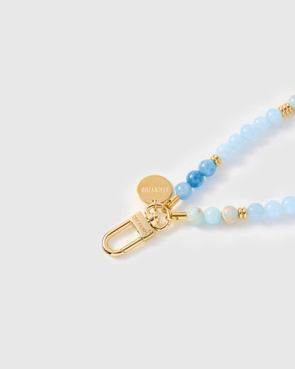 AZURE AGATE ORBIT PHONE STRAP