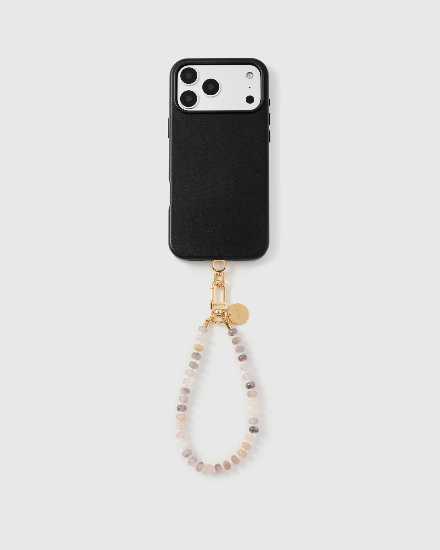 BLUSH AGATE ORBIT PHONE STRAP